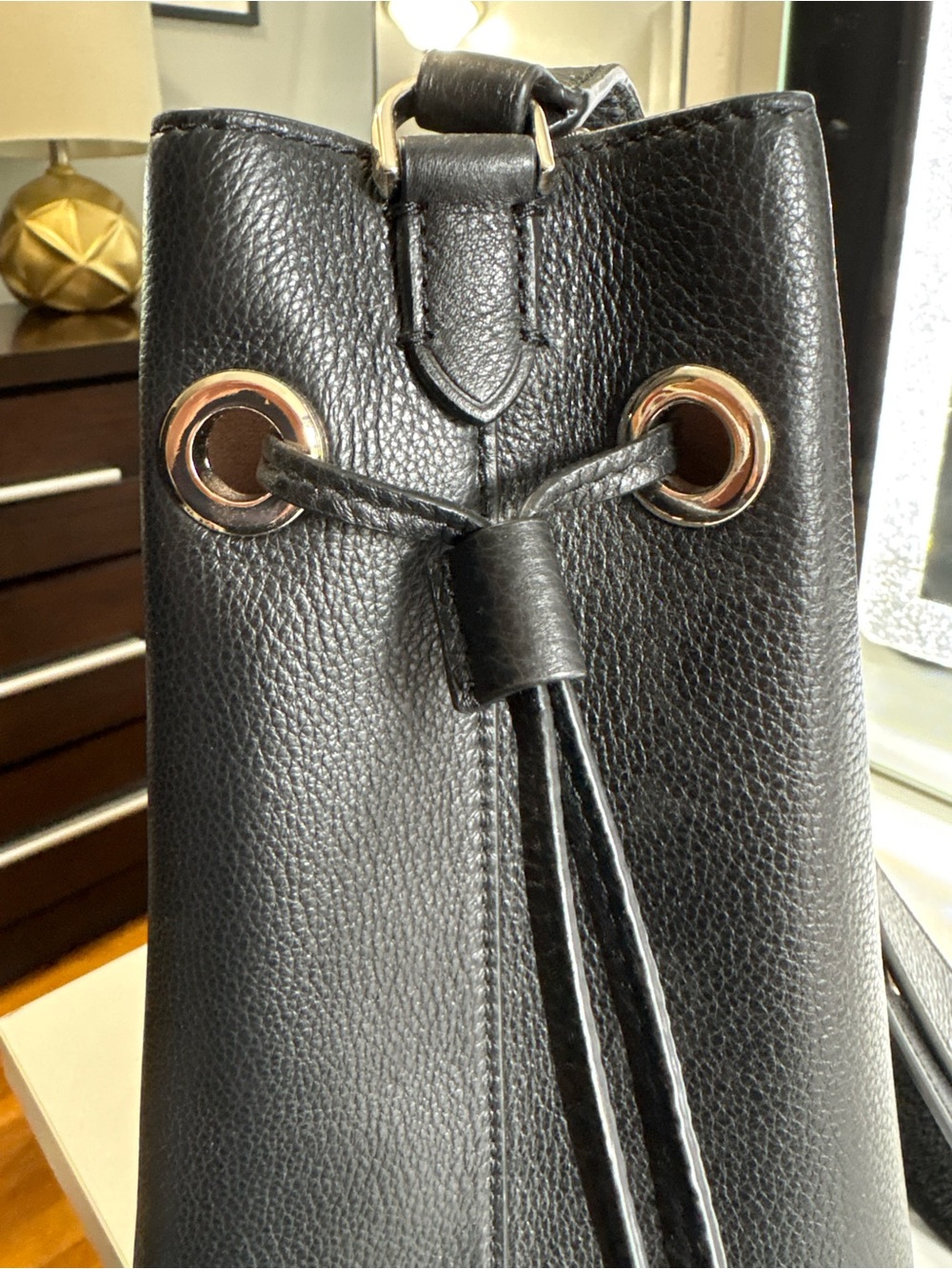 kate spade Black Pebbled Leather Shoulder Bucket Bag - Picture 4 of 7